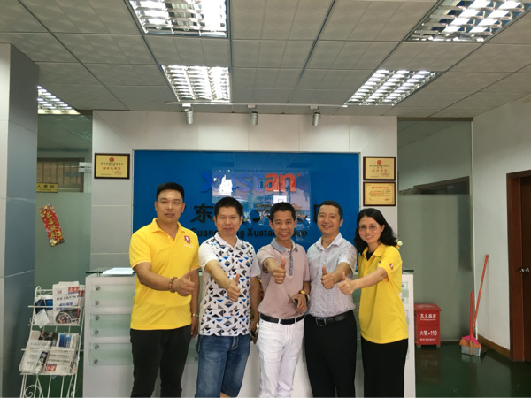 东莞雄狮军团走访旭敦公司 东莞雄狮军团走访旭敦公司