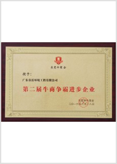 春雷荣誉-第二届牛商争霸进步企业